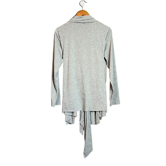 Acevog grey tie cardigan. Size medium - Picture 6 of 8